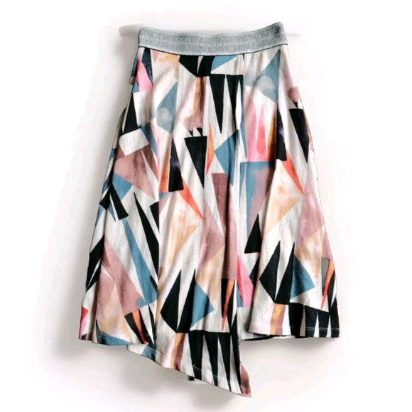Anthropologie Vanessa Virginia Asymmetrical Midi Skirt, Size S - Picture 2 of 10